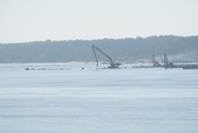 Mniej plaży w Ustce, zwiększone nakłady w Rowach